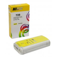 Совместимый картридж Hi-Black HB-F9J65A для HP DJ T730/T830, 130ml, №728XL, yellow