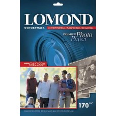 Фотобумага Lomond суперглянцевая (1101101), Super Glossy, A4, 170 г/м2, 20 л.