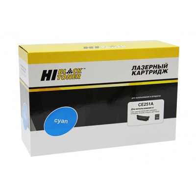 Совместимый картридж Hi-Black HB-CE251A для HP CLJ CP3525/CM3530, Восстановленный, C, 7K