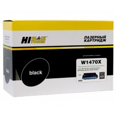 Совместимый картридж Hi-Black HB-W1470X для HP LaserJet Enterprise M610dn/611dn/612dn/MFP M634/635, 25,2K, б/ч