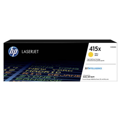 Тонер-картридж 415X для HP LJ M454/MFP M479, 6К (O) желтый W2032X