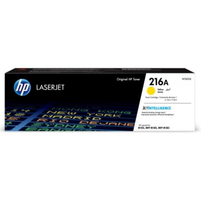 Картридж лазерный HP 216A для HP MFP M182/ M183, 0,85К (О) желтый W2412A