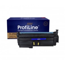 Совместимый картридж PL-CF032A №646A для принтеров HP Color LaserJet CM4540 Yellow 12500 копий ProfiLine