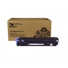 Совместимый картридж GP-Q6001A/707 №124A для принтеров HP Color LaserJet 1600/2600/2600n/2605/2605dn/2605dtn/CM1015/CM1017/Canon i-SENSYS LBP5000/LBP5100 Cyan 2000 копий GalaPrint