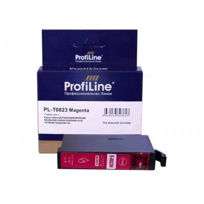 Струйный картридж PL-0823 для принтеров Epson Stylus T50/T59/R290/R295/R610/RX615/RX690/RX659/RX800FW с чернилами на водной основе Magenta 7,5 мл ProfiLine