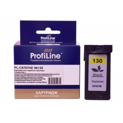 Струйный картридж PL-C8767HE (№130) для принтеров DeskJet 5743/5943/6540/6543/6623/6843/6983/9803/OfficeJet 6313/6315/K7100ser/K7103/7213/7313/7410/7413/PhotoSmart 2573/2575/2600ser/2610/2613/2713/D5063/D5100ser/D51458/D5155/D5160/D5163/D5168/8049/8050/50