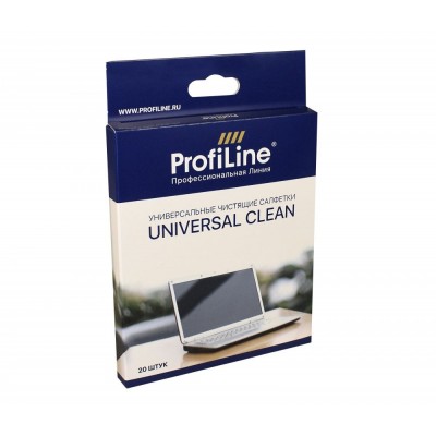 ProfiLine Universal Clean сухие салфетки  20 шт.